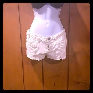 Bongo white jean shorts